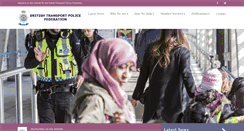 Desktop Screenshot of btpolfed.org.uk